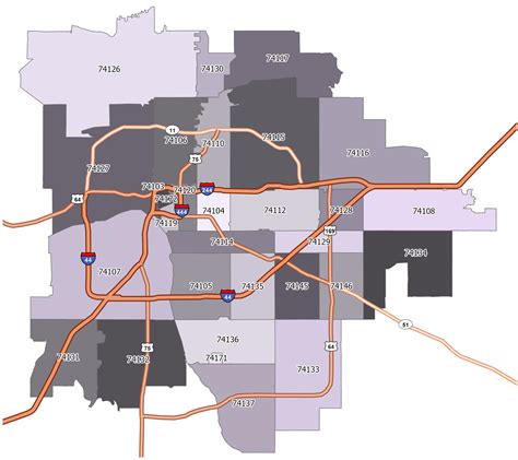Tulsa Zip Code Map Gis Geography