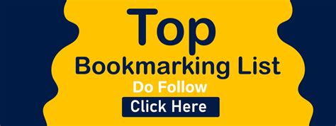 Top Social Bookmarking Website List For Seo Bookmarking Websites