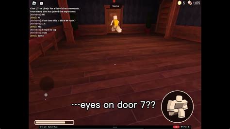 Eyes On Door 7 Doors Roblox Youtube