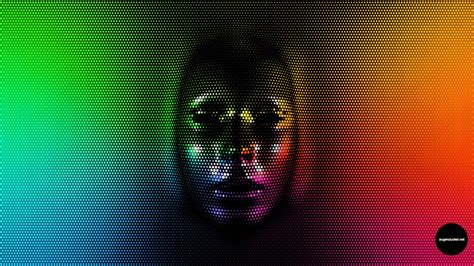 2560x1440 Px Face Pixels Rainbow Colors High Quality
