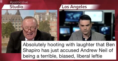 Andrew Neil Just Destroyed Ben Shapiro Darling Of The American Right And It S A Great Watch