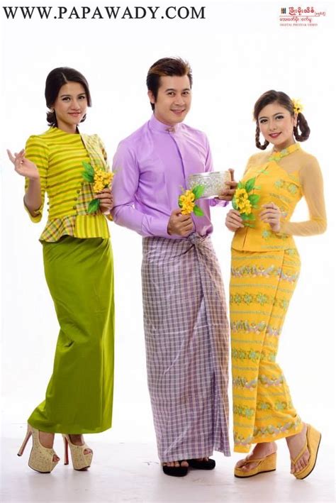 Happy New Year Myanmar Thingyan Fashion Photoshoot Burmese Clothing