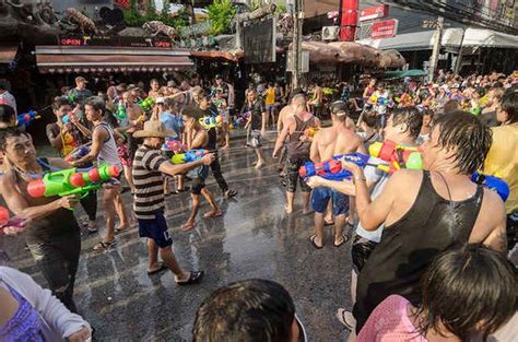 Songkran Water Festival — Chiang Mai Thailand Water Festival Festivals Around The World