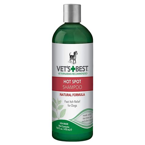 Vets Best Hot Spot Shampoo 16oz Naturally For Pets