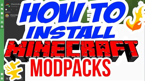 Easiest Way To Install Mods In Minecraft 100s Of Mod Packs Youtube