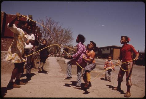Black Children Play Outside The Ida B Wells Homes One Of Flickr