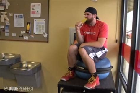 dude perfect stereotypes people at gym in latest video bleacher report