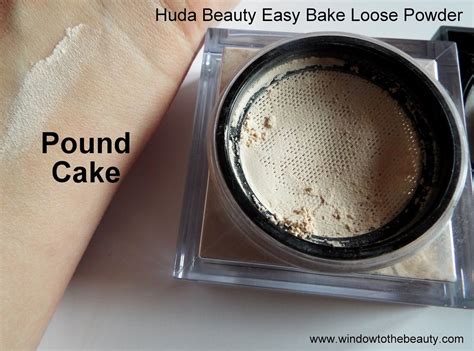 Window To The Beauty Huda Beauty Easy Bake Loose Powder Review