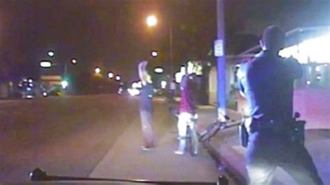 shocking dash cam footage reveals moment cops shot an unarmed man who refused to put his hands