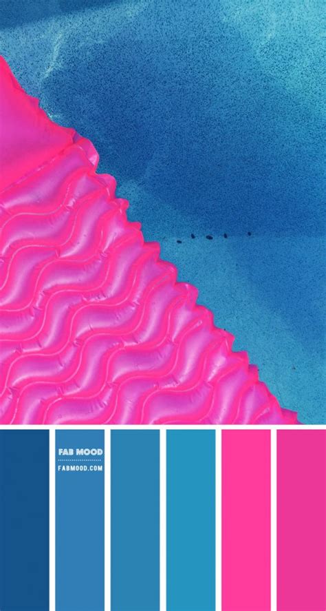 Blue And Hot Pink Color Scheme Color Palette 74 1 Fab Mood