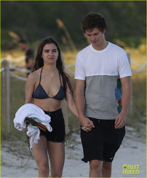 Ansel Elgort Goes Shirtless For A Workout At The Beach Photo 3835436