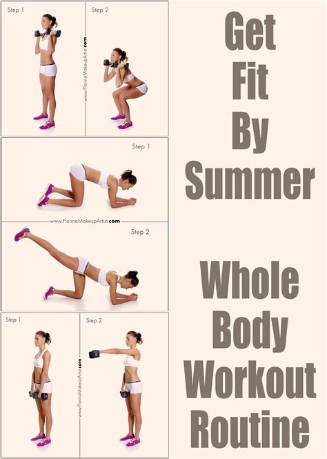 get fit by summer no gym needed click on the picture for a full body workout routine fitness