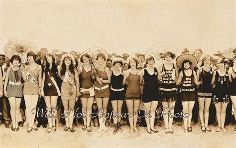 31 Long 1925 Bathing Beauties Pageant Vintage Etsy