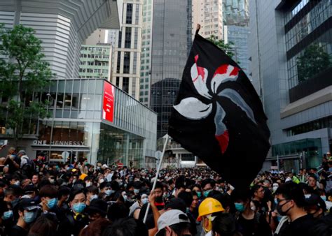 Iconic Black Flag Logo Gets The Hong Kong Protest Treatment We Back