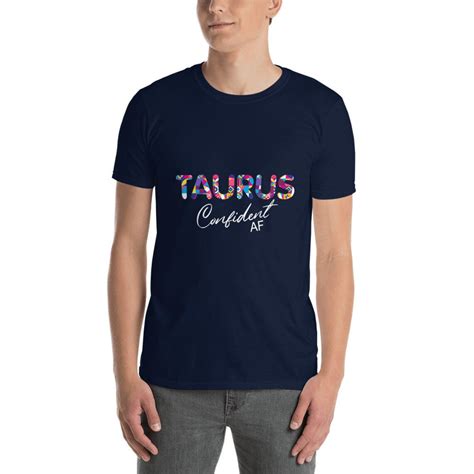 Short Sleeve Unisex T Shirt Taurus Etsy