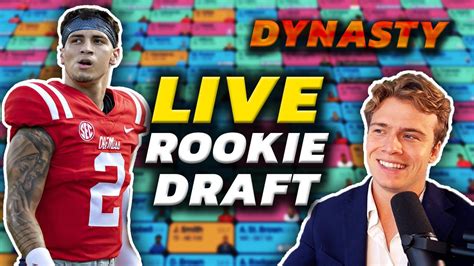 Dynasty Rookie Mock Draft 3 Rounds 2022 Dynasty Football Youtube