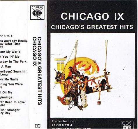 Chicago Chicago Ix Chicagos Greatest Hits 1975 Cassette Discogs