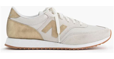 Jcrew New Balance Suede Mesh And Leather 620 Sneakers In Metallic Lyst