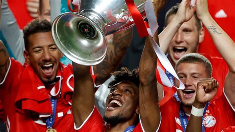 Uefa Champions League Final Bayern Munich Kingsley Coman Manchester