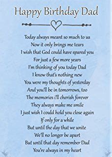 Image result for birthday poem for dad | Happy birthday in heaven