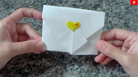 Envelope De Origami 03 ️💌 Youtube