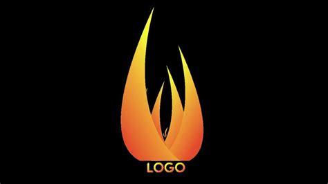 How To Make Simple Logo Cara Membuat Logo Simpel Logo Api Di Adobe
