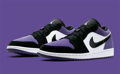 The Air Jordan 1 Low Now Comes In Court Purple House Of Heat