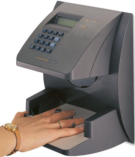 Hp3000 Biometric Hand Punch Clock Time America