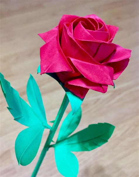 Best Rose T For Her Paper Origami Flowers Easy Origami Flower