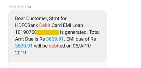If he is forced to make the payment on 24, 25, 26 dates, owing to some other circumstances, late fee is levied. How to pay HDFC debit card loan EMI through netbanking - Quora