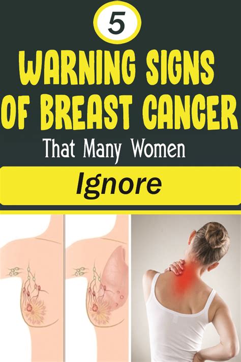 Warning Signs Of Breast Cancer That Many Women Ignore Health Ideas Net
