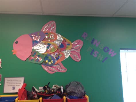 Infant art: rainbow fish | Infant-Preschool Ideas | Pinterest | Infant art, Rainbow fish and Infant