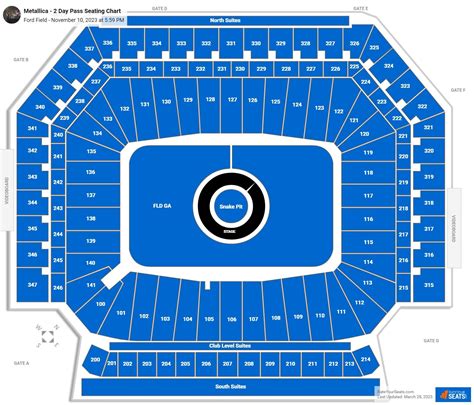 Ford Field Concert Seating Chart