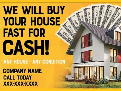 We Buy Houses Flyer Free Template