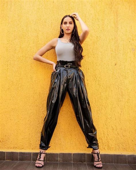 Hottie Nora Fatehi Sporty Look To Slaying In Sequence Nails It All In