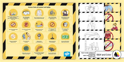Science Safety Poster Set Twinkl Usa Teacher Made