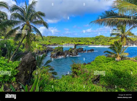 Hana Road Destination In Maui Hawaii Stock Photo Alamy