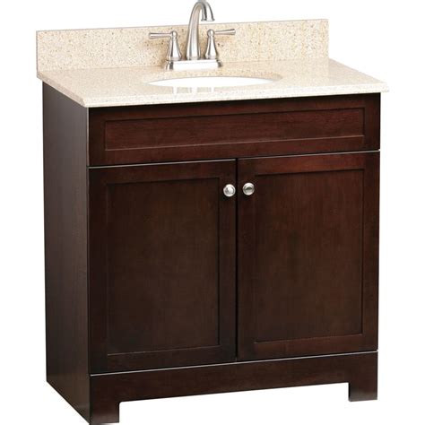 The bathroom vanity is one of the key focal points of any bathroom. Shop Style Selections 31-in Espresso Longshire Single Sink ...