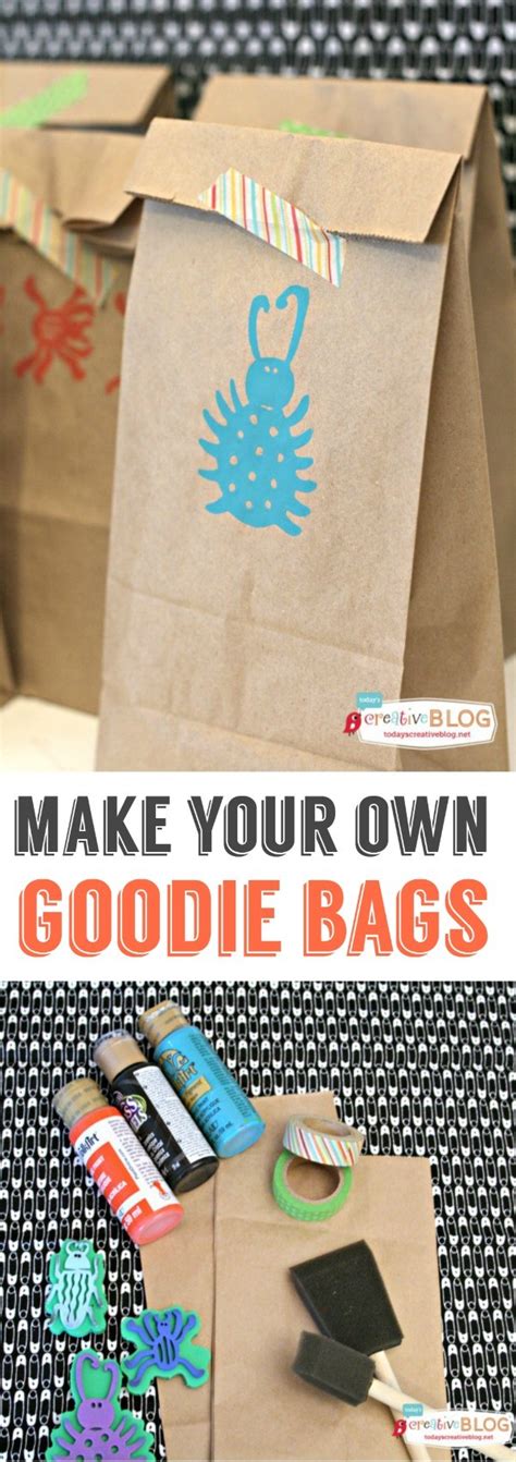 It doesnt have to cost much to give out a treat bag at a birthday party. DIY Birthday Goodie Bags - Today's Creative Life