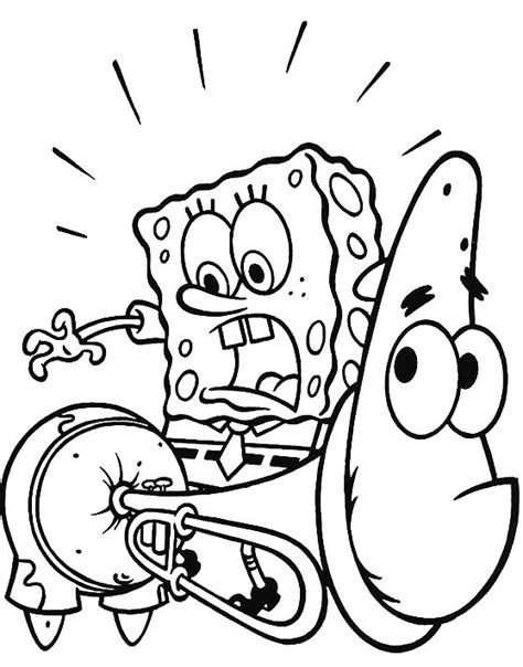 Dibujos para colorear de Bob Esponja