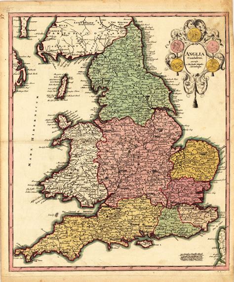 Old Map Of The Uk