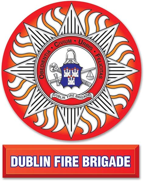 Irish Dublin Fire Brigade Decal Vinyl Window Sticker