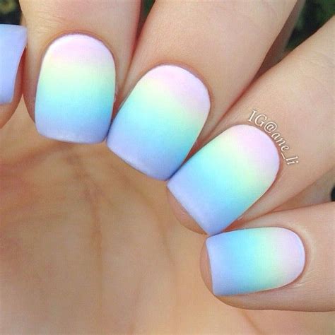 Maybe you would like to learn more about one of these? Nails + Tutorials :3 on Instagram: "Simple pastel rainbow ...