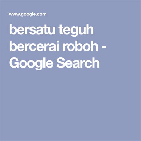Authoritative information about the hymn text bersatu teguh (the church that is one), with lyrics and audio recordings. bersatu teguh bercerai roboh - Google Search in 2020 ...