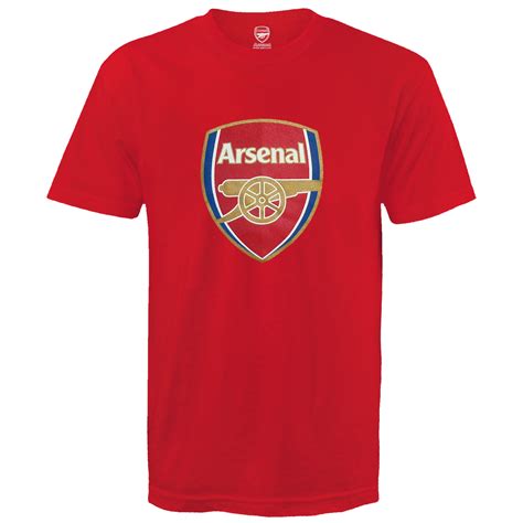 Arsenal Fc Official Football T Mens Crest T Shirt Ebay