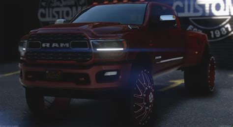 2020 Dodge Ram 3500 Dually On Tis 544bms Fivem Grand Theft Auto 5