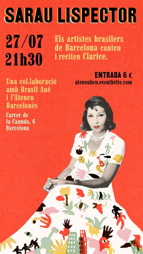 Obra de Clarice Lispector é lançada na Catalunha com música brasileira