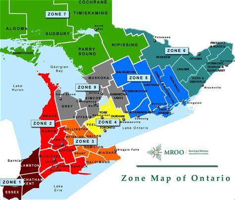 Ontario Zone Map