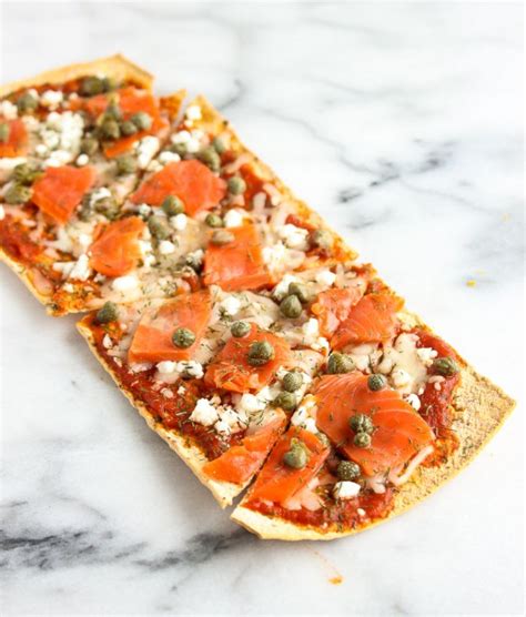Our recipe hits all the marks scatter salmon evenly over potatoes in pan. Smoked Salmon Flatbread - Lisa's Dinnertime Dish for Great ...