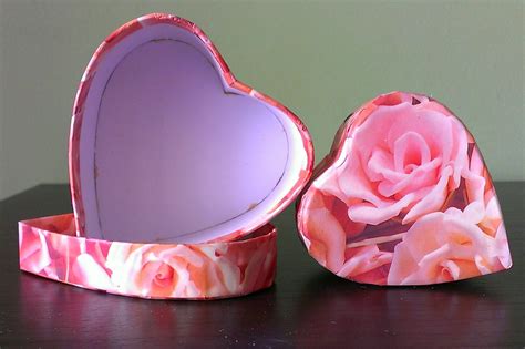 Heart Shaped Rose Printed Nesting Storage Boxes Haute Juice